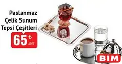 PASLANMAZ ÇELİK SUNUM TEPSİ ÇEŞİTLERİ